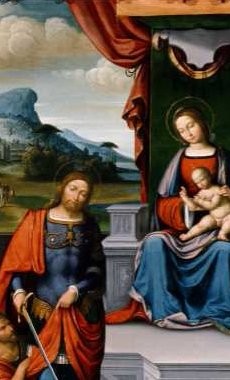2008 - Madonna con Bambino con i santi Martino e Dorotea (1550 circa)